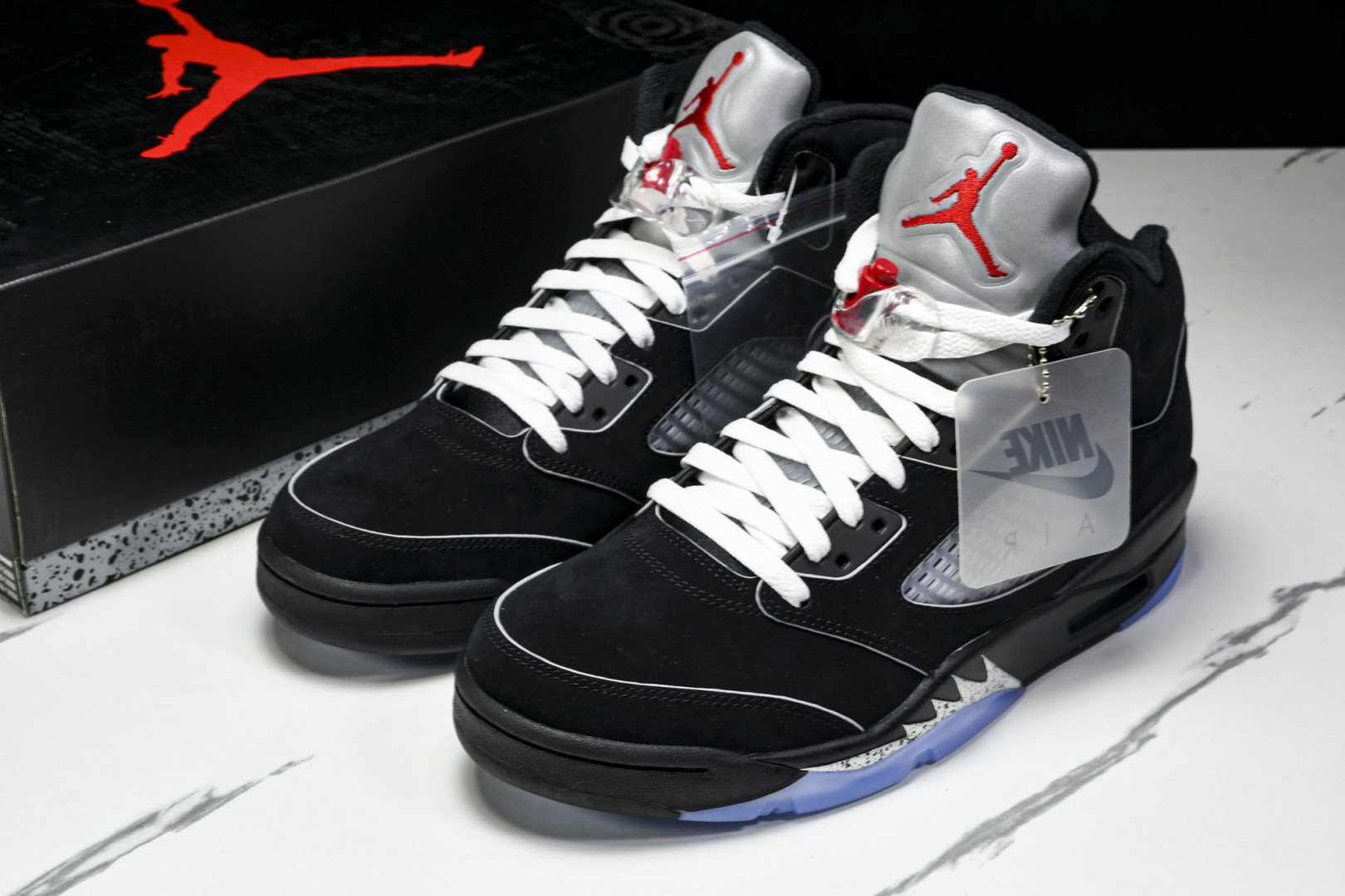AJ5 尺码40.5-47.5纯原版出品-Air Jordan 5 Retro OG Black Met