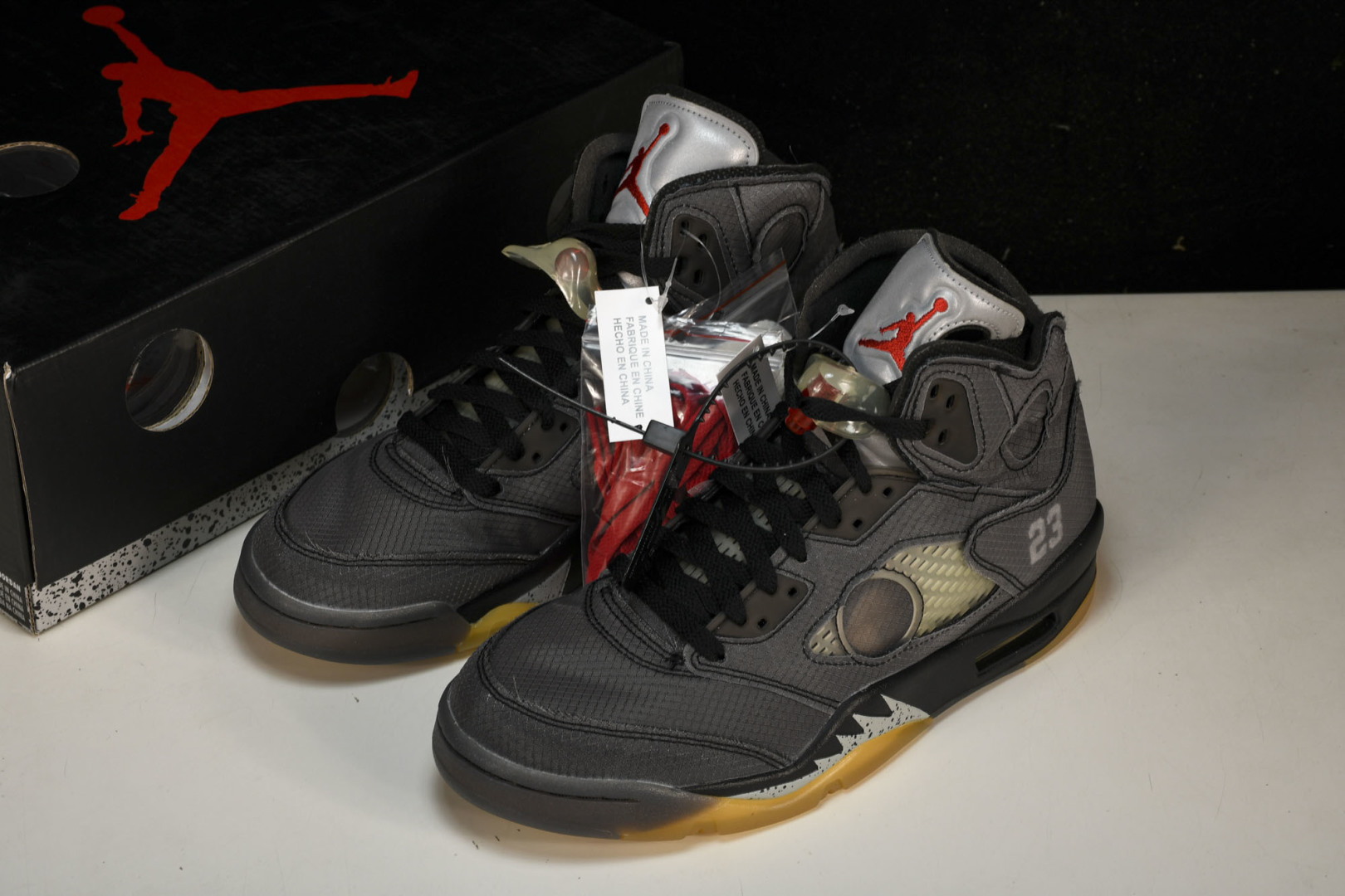 AJ5 尺码40.5-47.5纯原版出品-OFF-WHITE x Air Jordan AJ5 Retr
