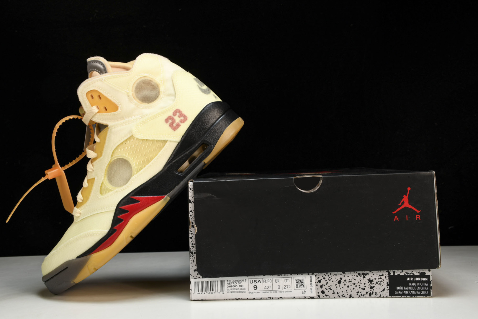 AJ5 尺码40.5-47.5纯原版出品-OFF-WHITE x Air Jordan AJ5 Retr