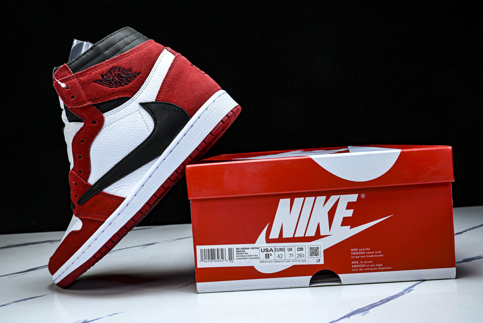 AJ1高帮 尺码40.5-47.5纯原版出品-Travis Scott x Air Jordan AJ1