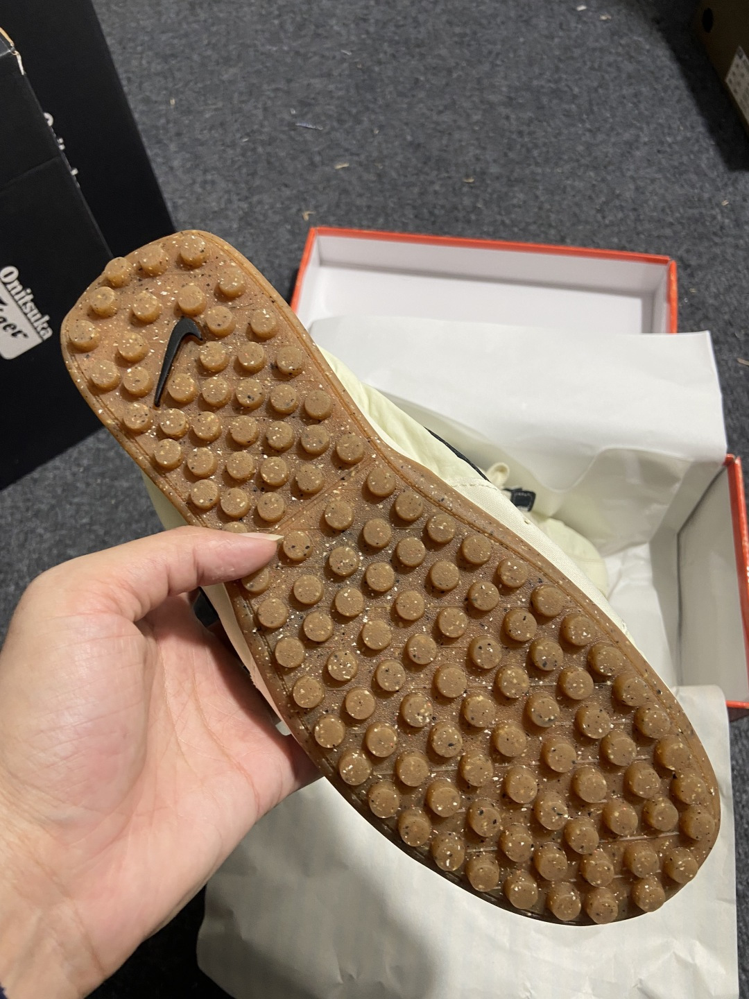 💰NK Moon Shoe x Jacquemus 联名尼龙复古柔软舒适薄底休闲鞋欧美‍走秀‍‍款英伦复