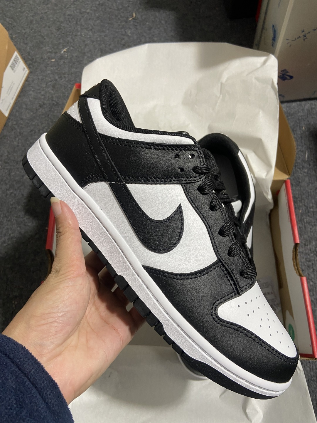 Dunk 尺码:35.5-47.5纯原出品-Dunk Low Retro “Black” 黑白 熊猫 D