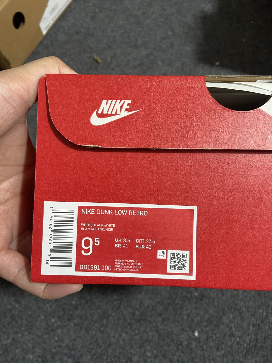 Dunk 尺码:35.5-47.5纯原出品-Dunk Low Retro “Black” 黑白 熊猫 D