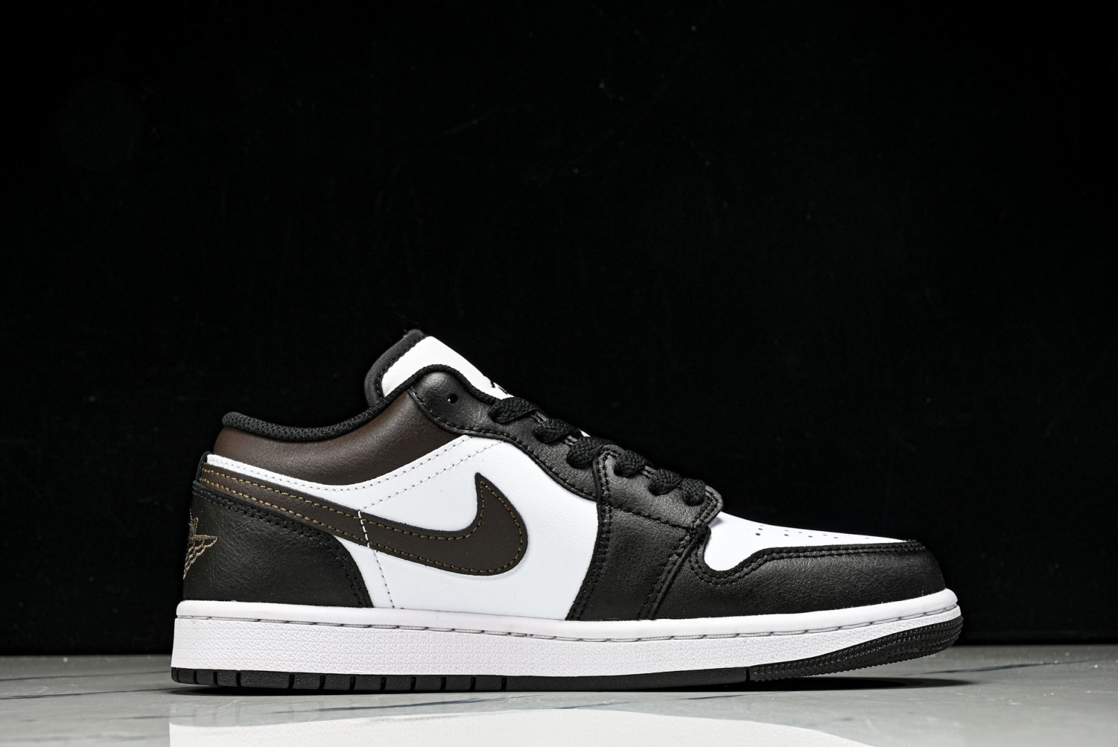 AJ1低帮 尺码40-46纯原版出品-Air Jordan 1 Low AJ1 乔1黑巧色 低帮文化休闲