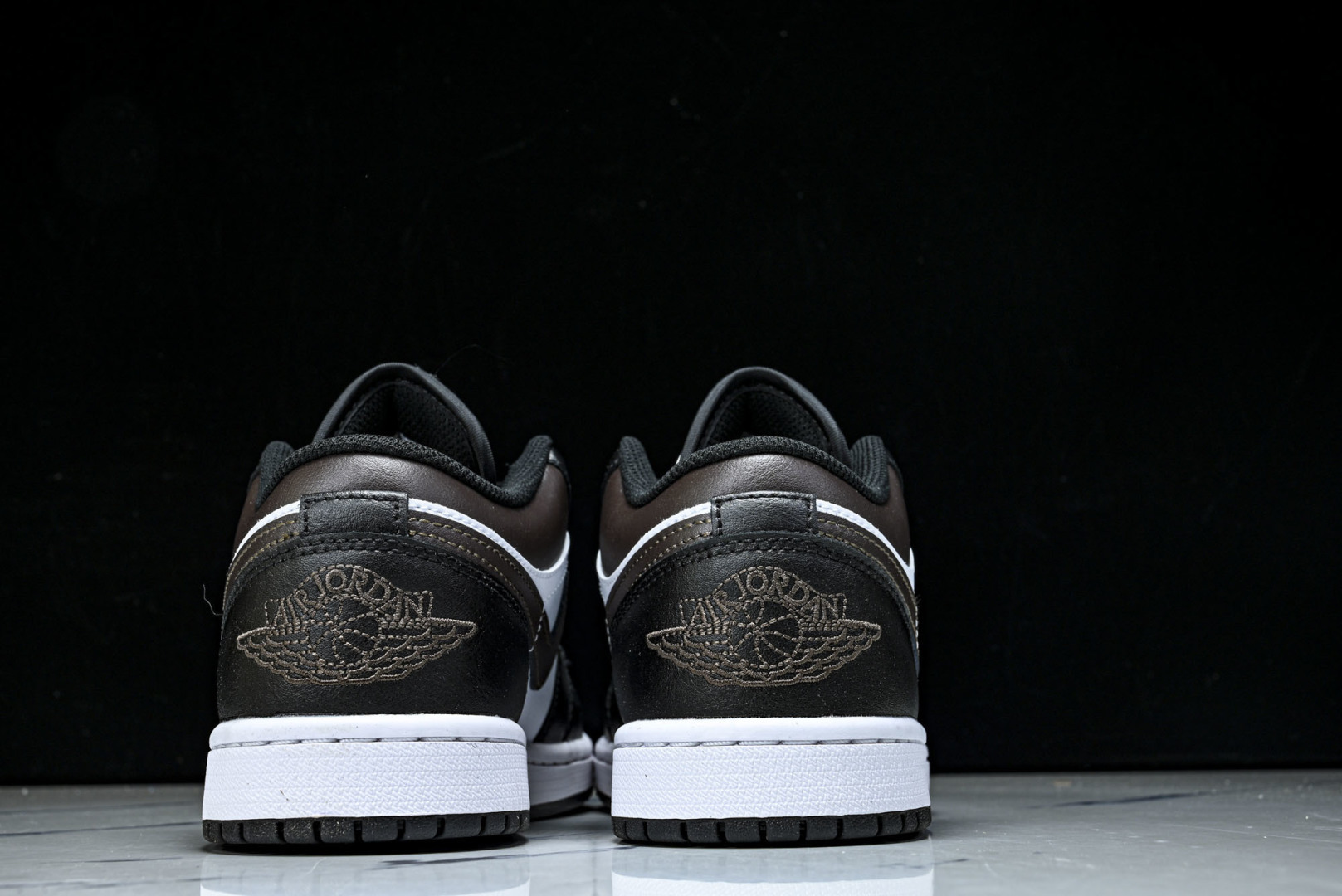 AJ1低帮 尺码40-46纯原版出品-Air Jordan 1 Low AJ1 乔1黑巧色 低帮文化休闲