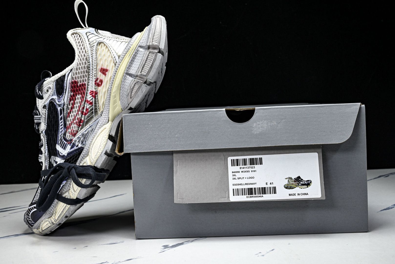 Balenciaga 3XL Split Logo 官方同步 巴黎世家 十代潮流跑鞋 W3XSG9161