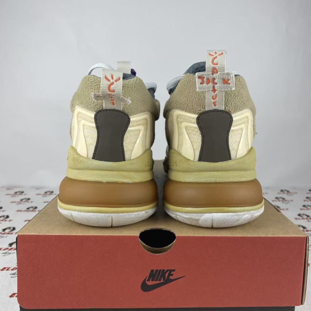 纯原 Travis Scott x NK Air Max 270 React TS 联名款半掌垫气缓震跑