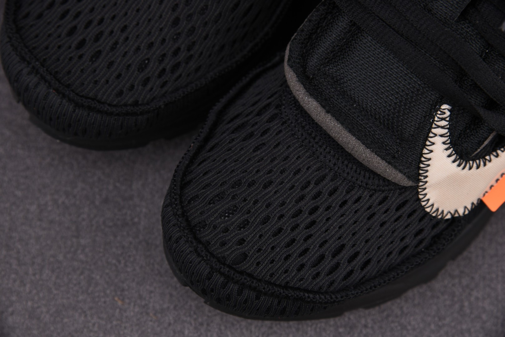 OFF 尺码:36-47.5纯原出品-OW x NK Air Presto 黑武士 内置气垫组合橡胶发泡