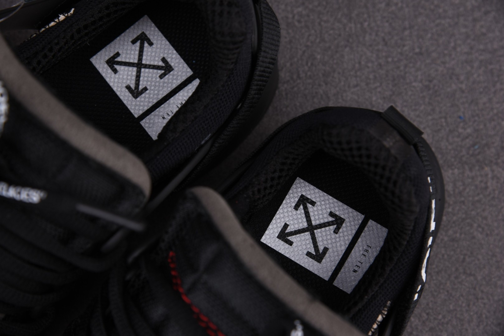 OFF 尺码:36-47.5纯原出品-OW x NK Air Presto 黑武士 内置气垫组合橡胶发泡