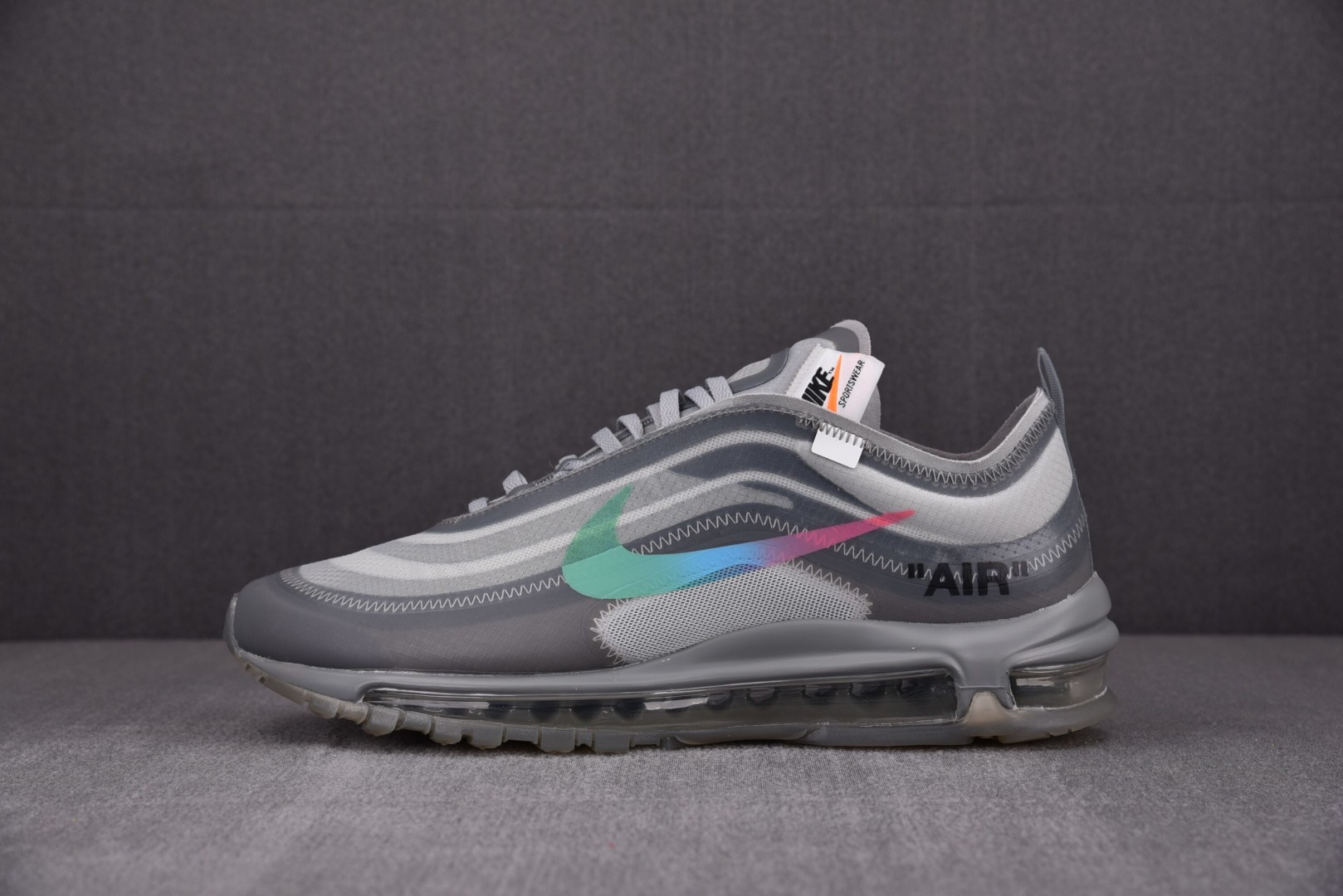 OFF-WHITE x Nike Air Max 97 The Ten AJ4585-101 灰色siz