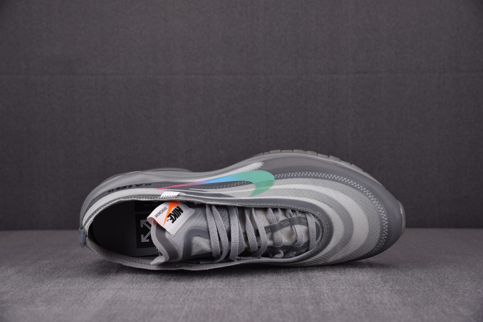 OFF-WHITE x Nike Air Max 97 The Ten AJ4585-101 灰色siz