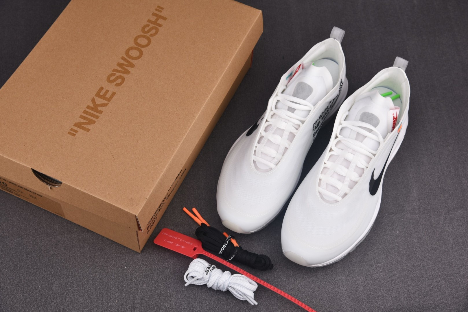 OFF-WHITE x NIKE Air Max 97 the ten OW 联名 子弹 AJ4585-