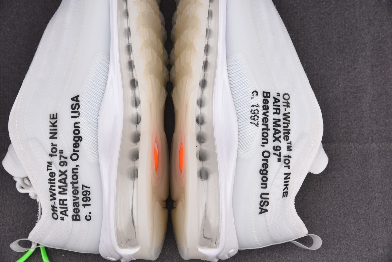 OFF-WHITE x NIKE Air Max 97 the ten OW 联名 子弹 AJ4585-