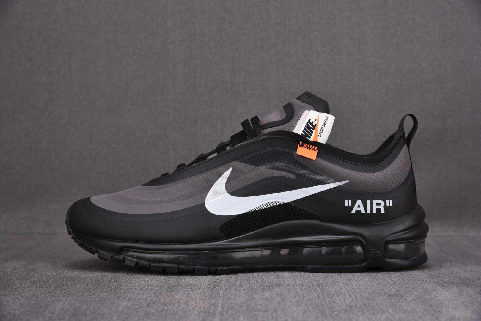 OFF-WHITE x Nike Air Max 97 ow 子弹2.0 黑色 AJ4585-001si
