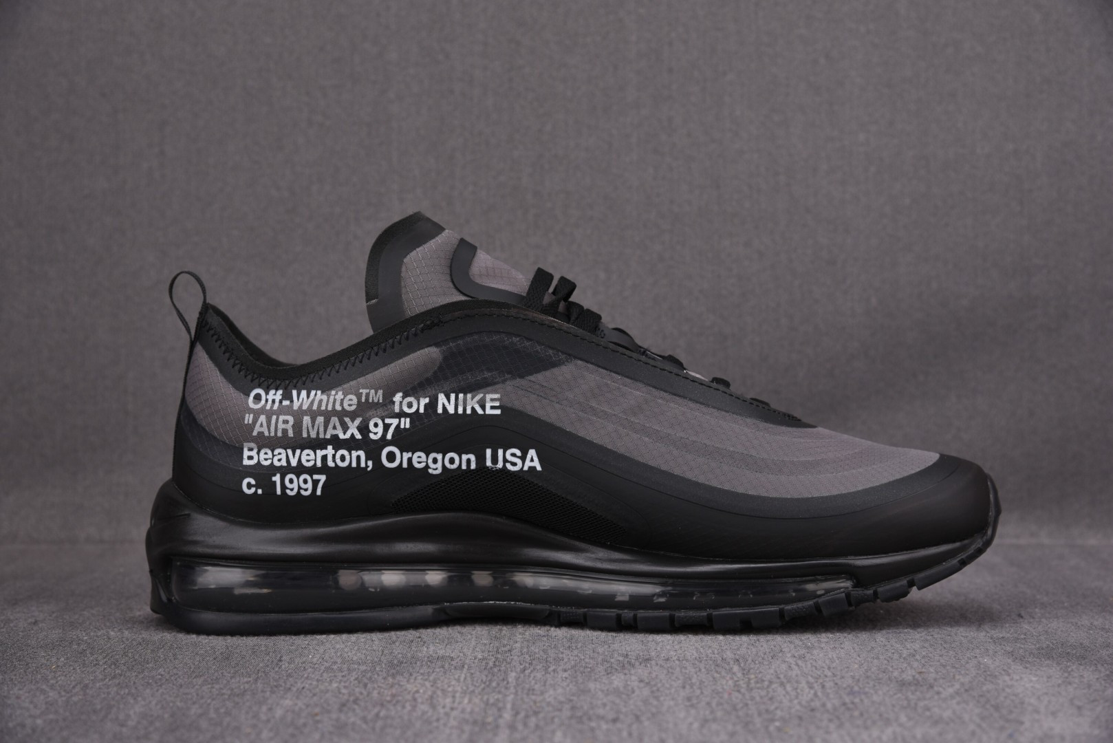 OFF-WHITE x Nike Air Max 97 ow 子弹2.0 黑色 AJ4585-001si