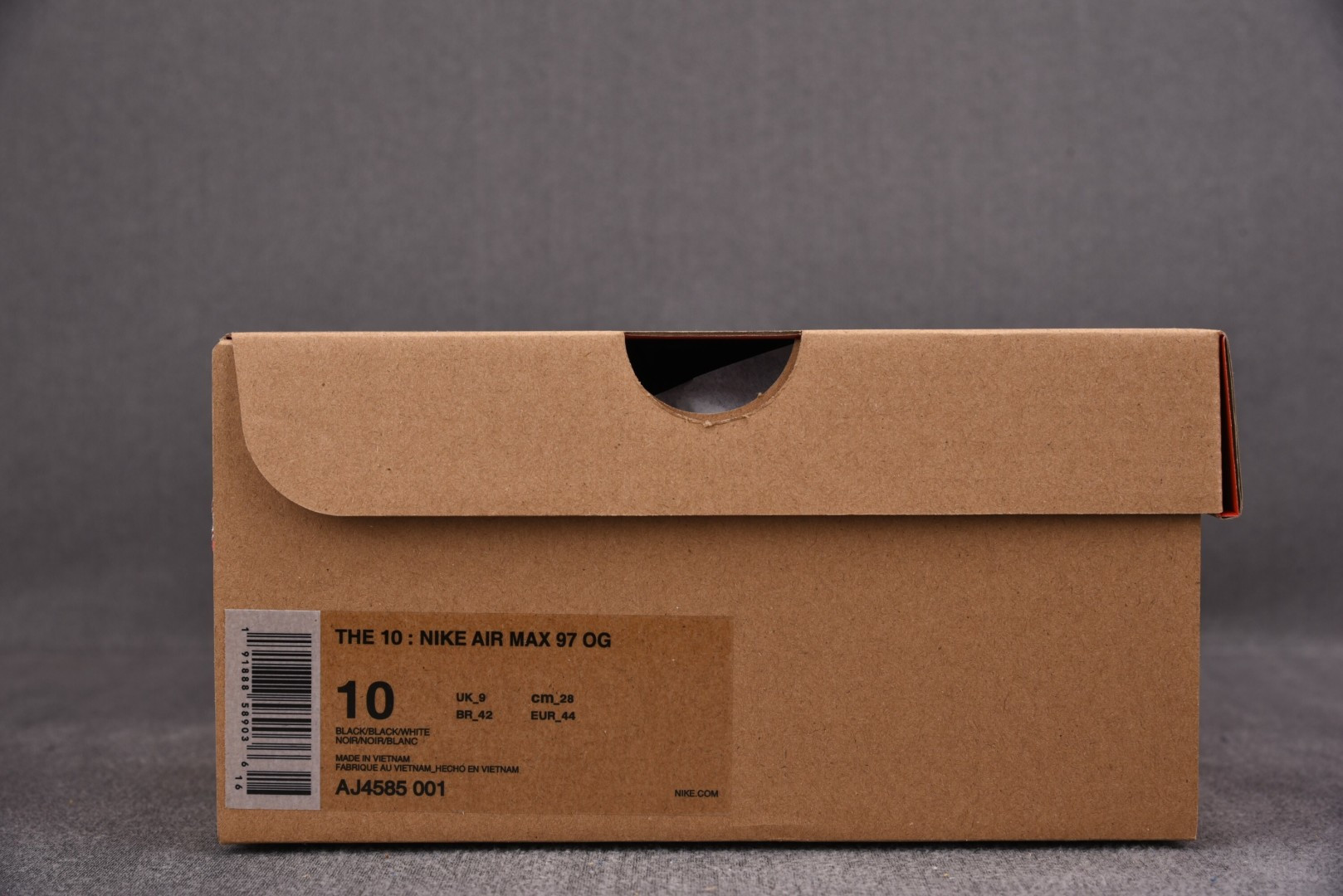 OFF-WHITE x Nike Air Max 97 ow 子弹2.0 黑色 AJ4585-001si