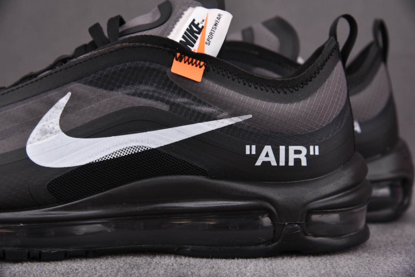 OFF-WHITE x Nike Air Max 97 ow 子弹2.0 黑色 AJ4585-001si