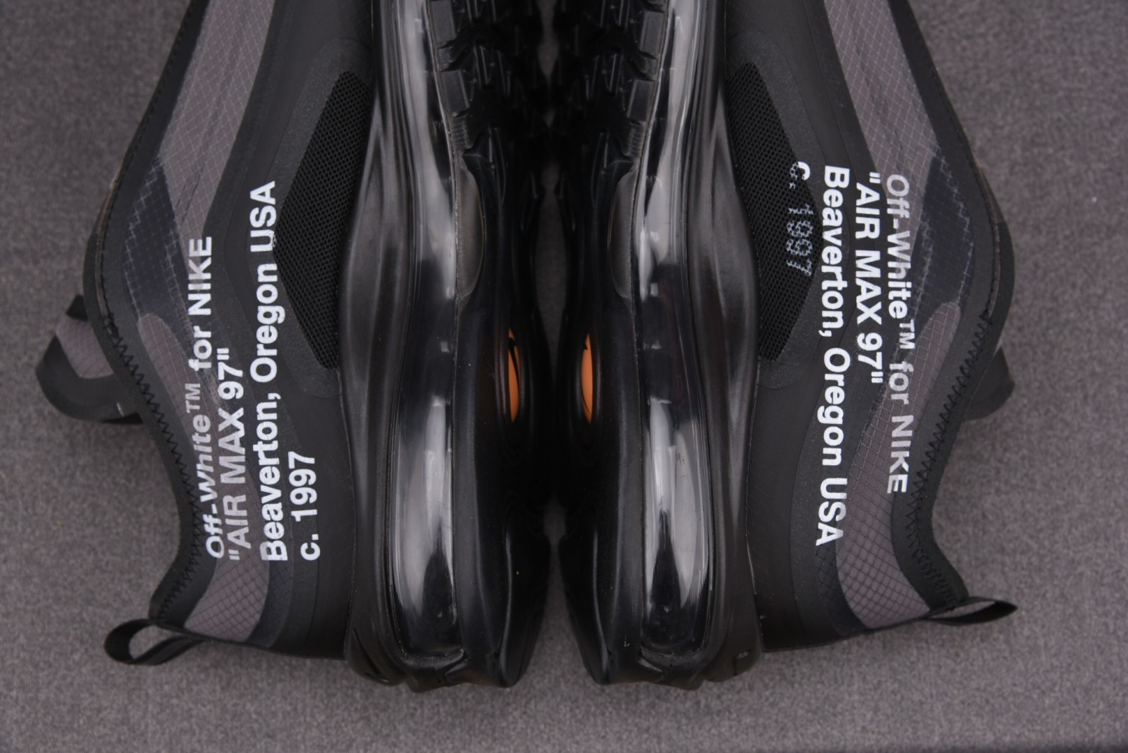 OFF-WHITE x Nike Air Max 97 ow 子弹2.0 黑色 AJ4585-001si