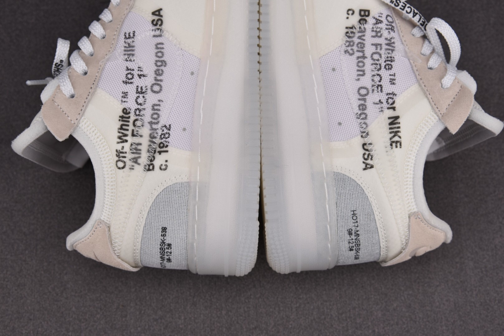 ow联名空军白色尺码：40-47.5纯原出品-OFF-WHITE x Air Force 1 AF1 O