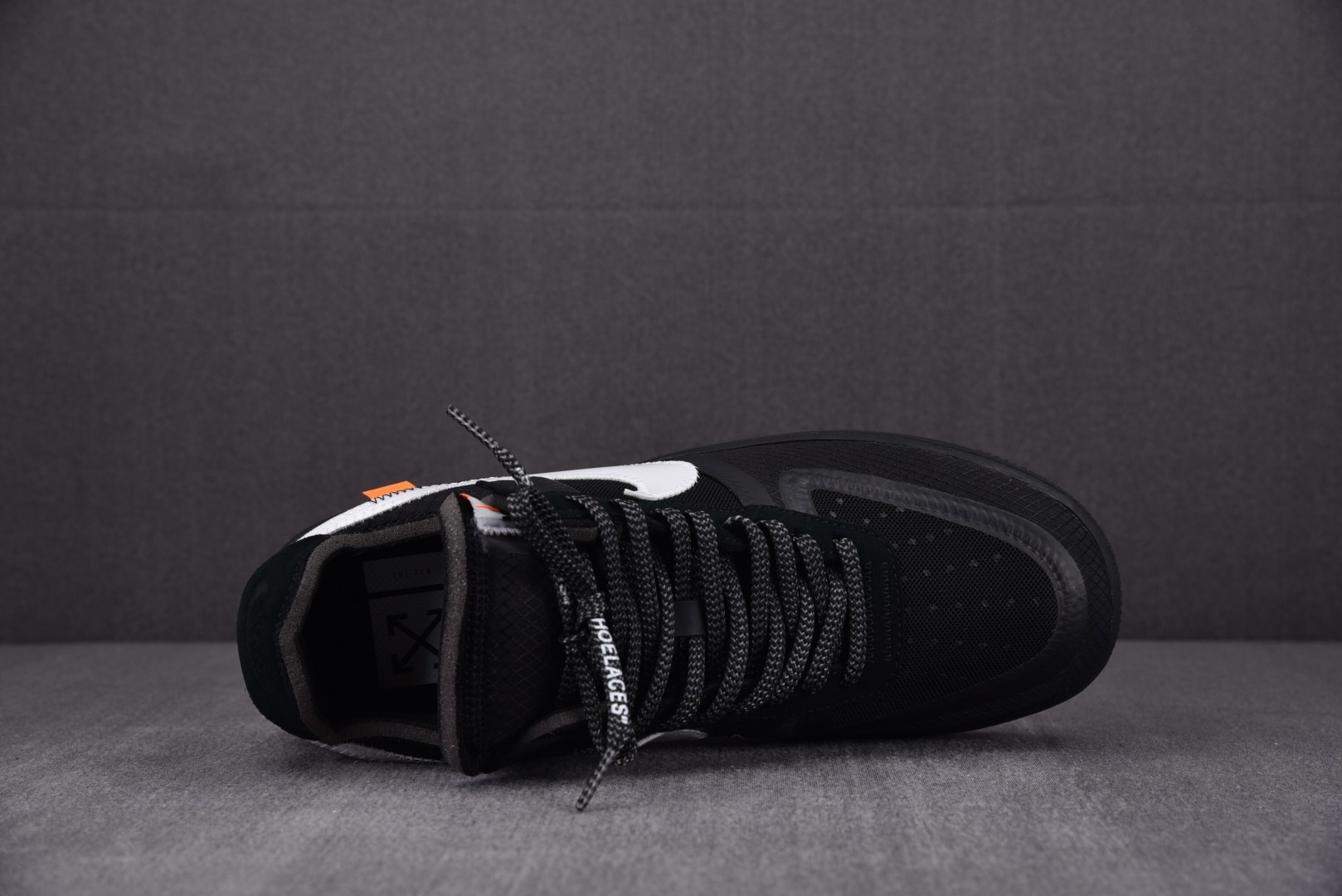 OFF 尺码:40-47.5纯原出品-Off-White x N Air Force 1 Black 2