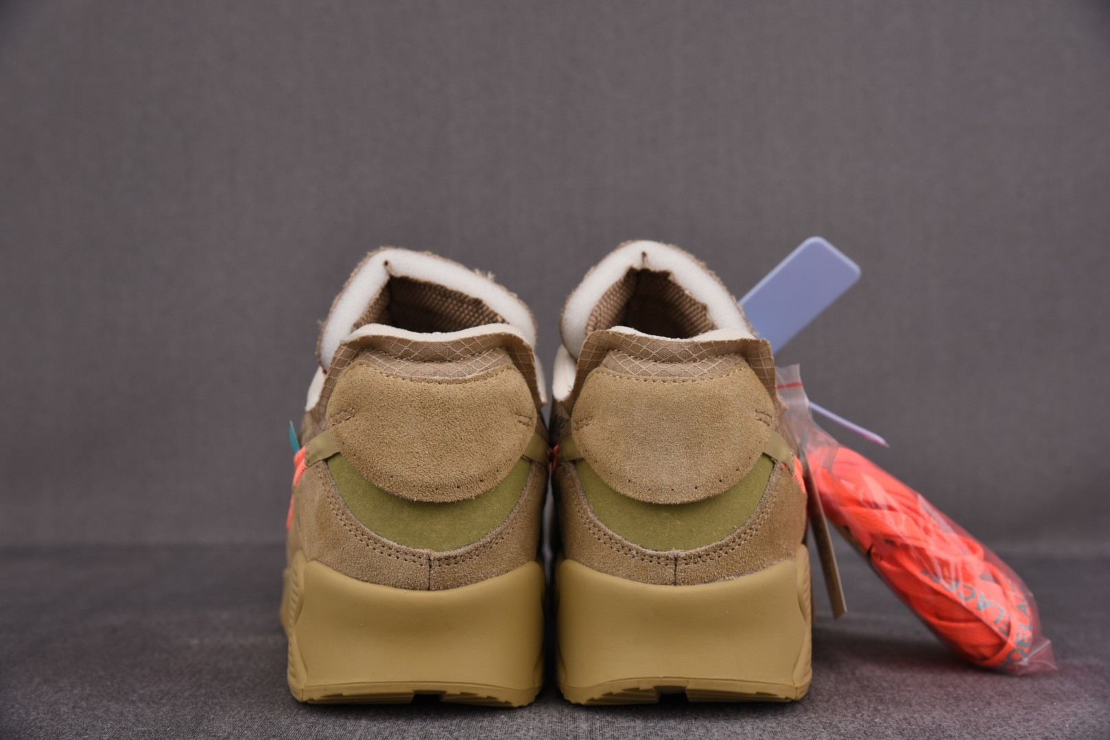 MAX90 尺码:36-47.5纯原出品-OW x NK Air Max 90 OW联名 沙漠黄 AA7