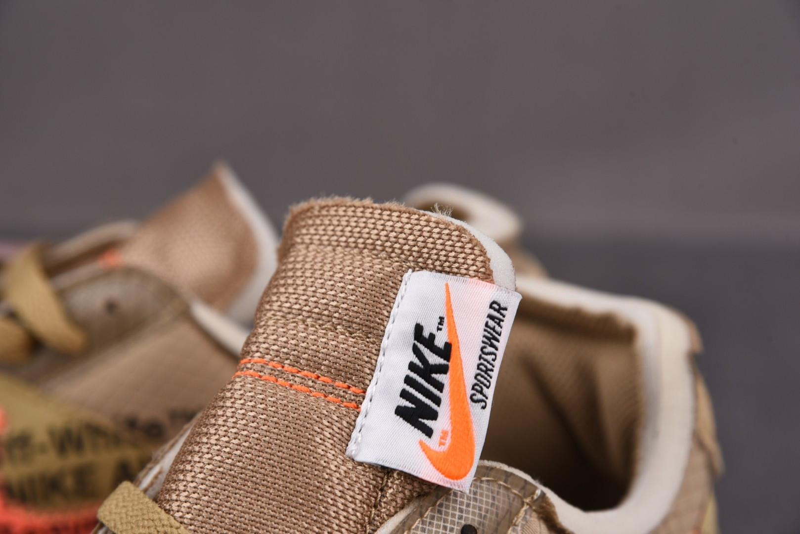 MAX90 尺码:36-47.5纯原出品-OW x NK Air Max 90 OW联名 沙漠黄 AA7