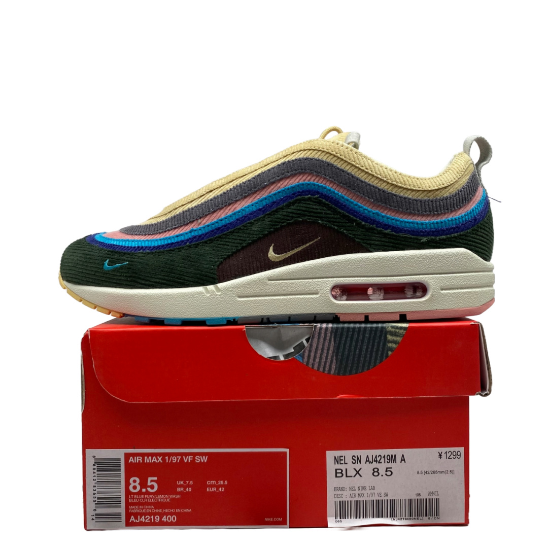 Sean Wotherspoon X Air Max 97 彩虹 货号：AJ4219-400尺码：36 