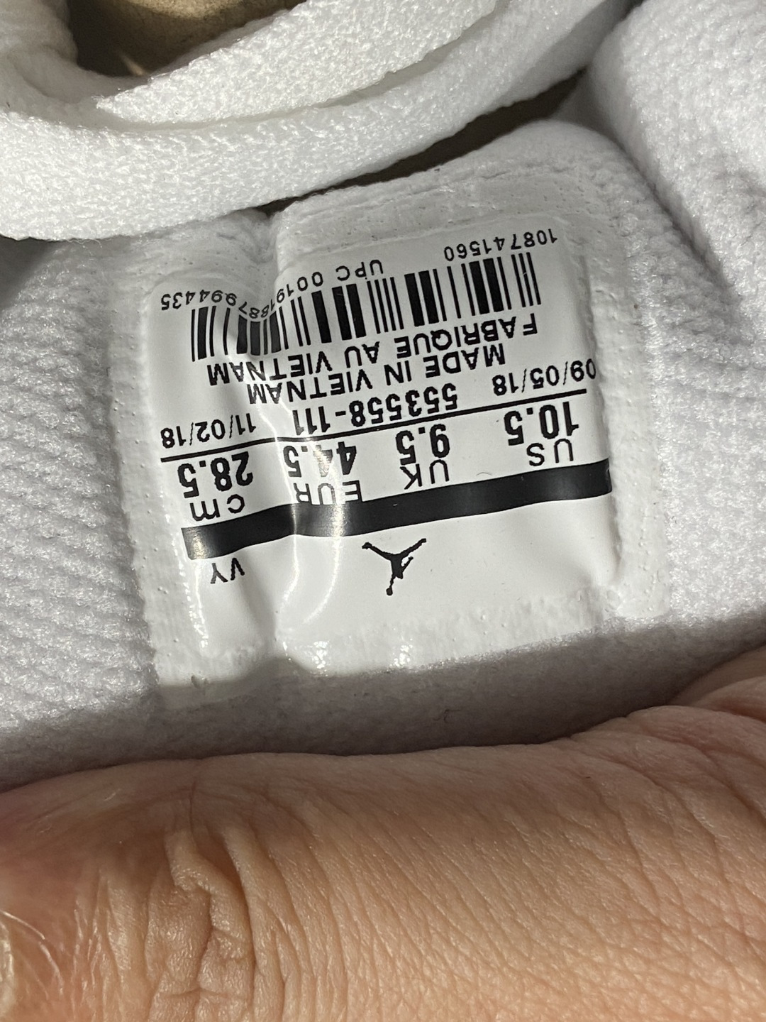 aj1纯白低帮 尺码：35.5-46Air Jordan 1 AJ1 纯白耐克低帮男女小白鞋 -111 