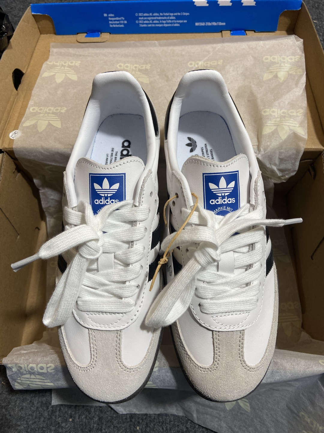 补货Originals桑巴德训 尺码：36-45纯原出品-Originals Samba Vegan 低