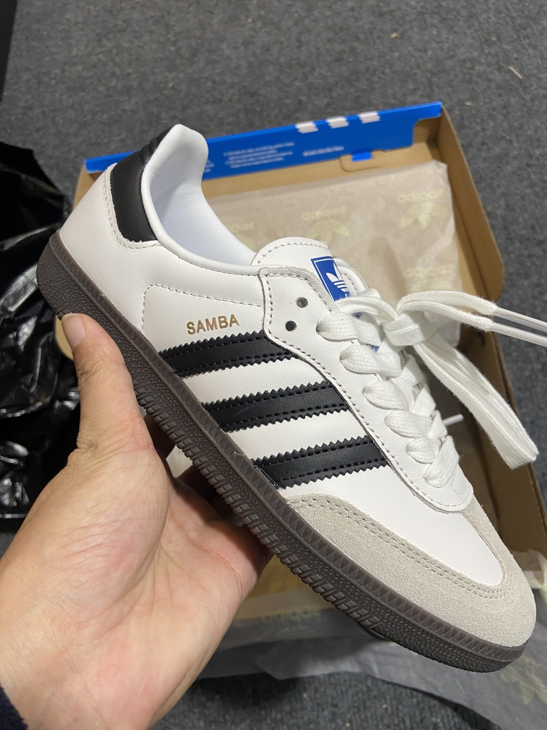 补货Originals桑巴德训 尺码：36-45纯原出品-Originals Samba Vegan 低