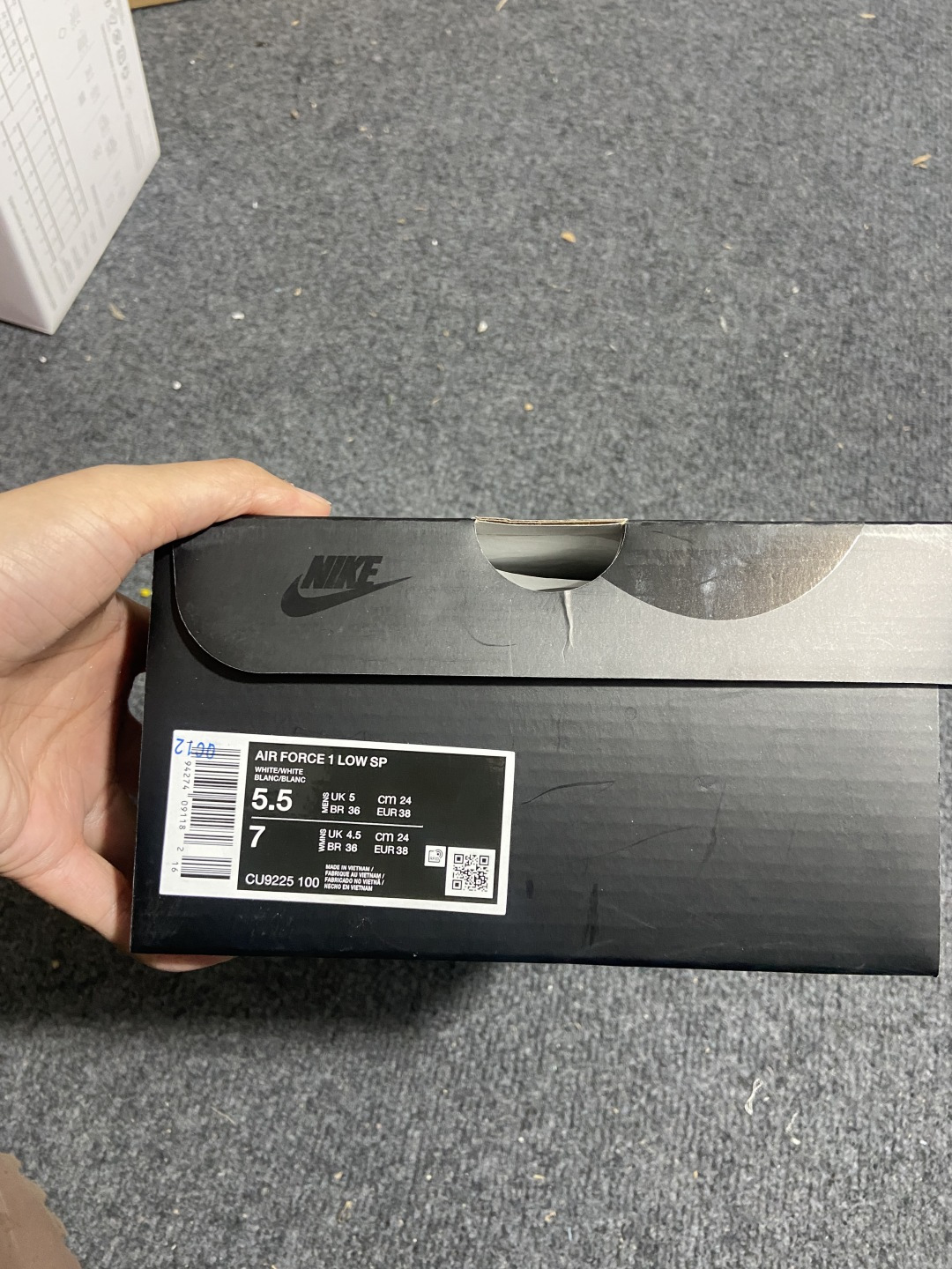 Supreme白红 尺码:35.5-47.5纯原出品- Supreme X NK AIR Force 1