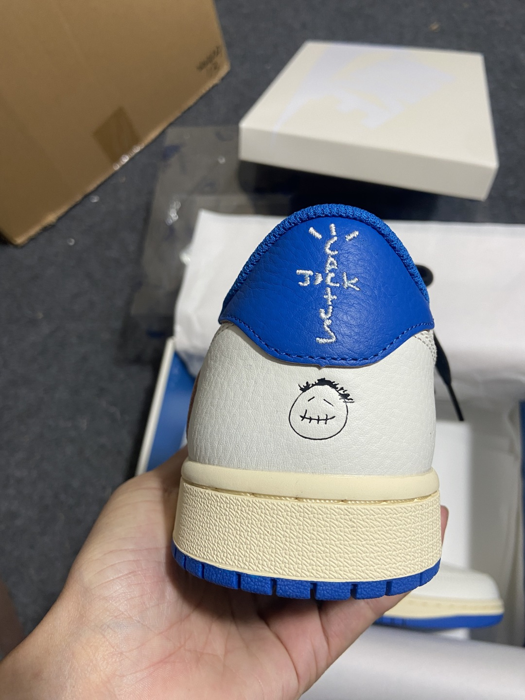 补出AJ1 Low 尺码:36-48.5纯原出品-Air Jordan 1 Travis Scott x