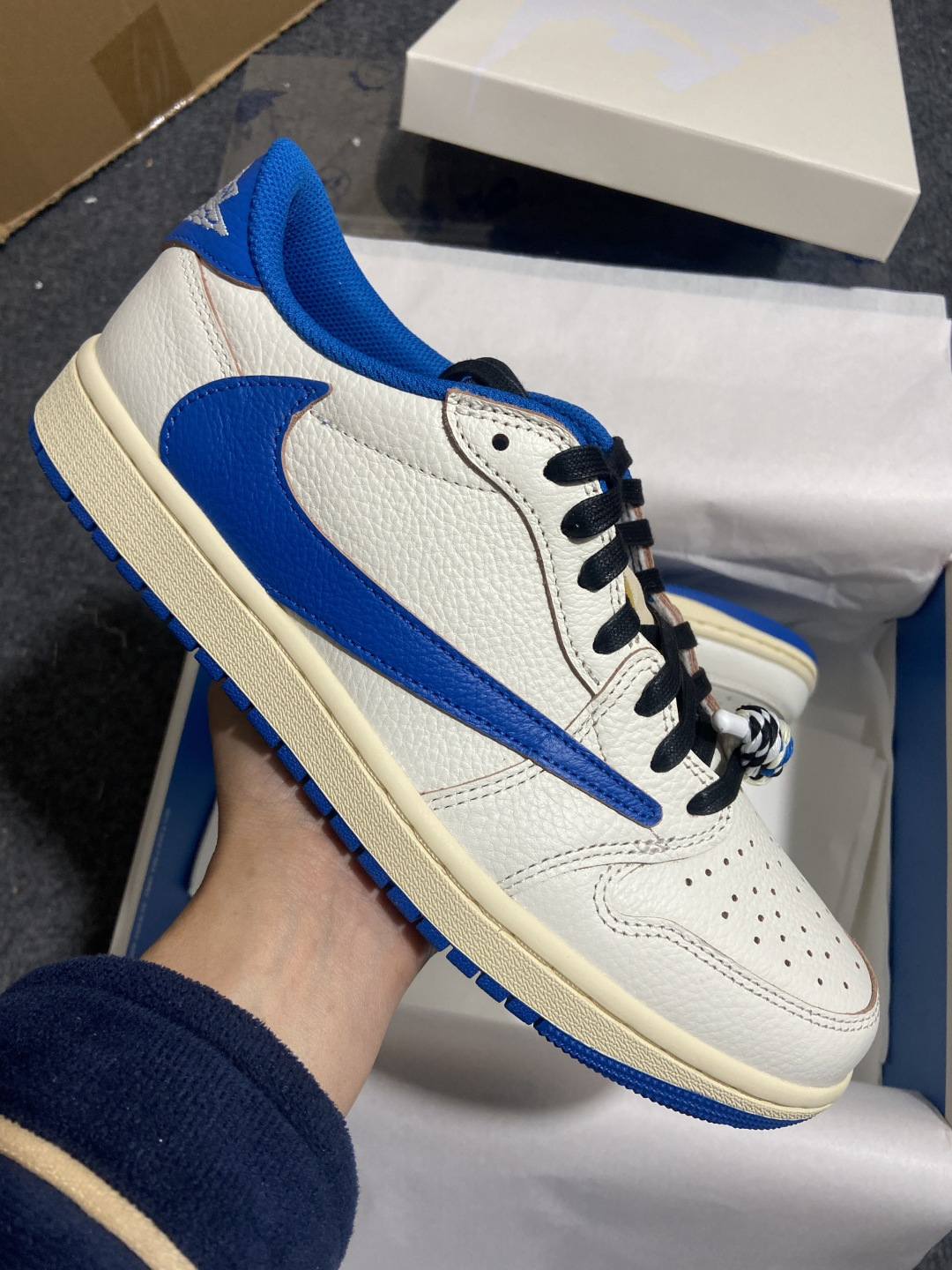 补出AJ1 Low 尺码:36-48.5纯原出品-Air Jordan 1 Travis Scott x