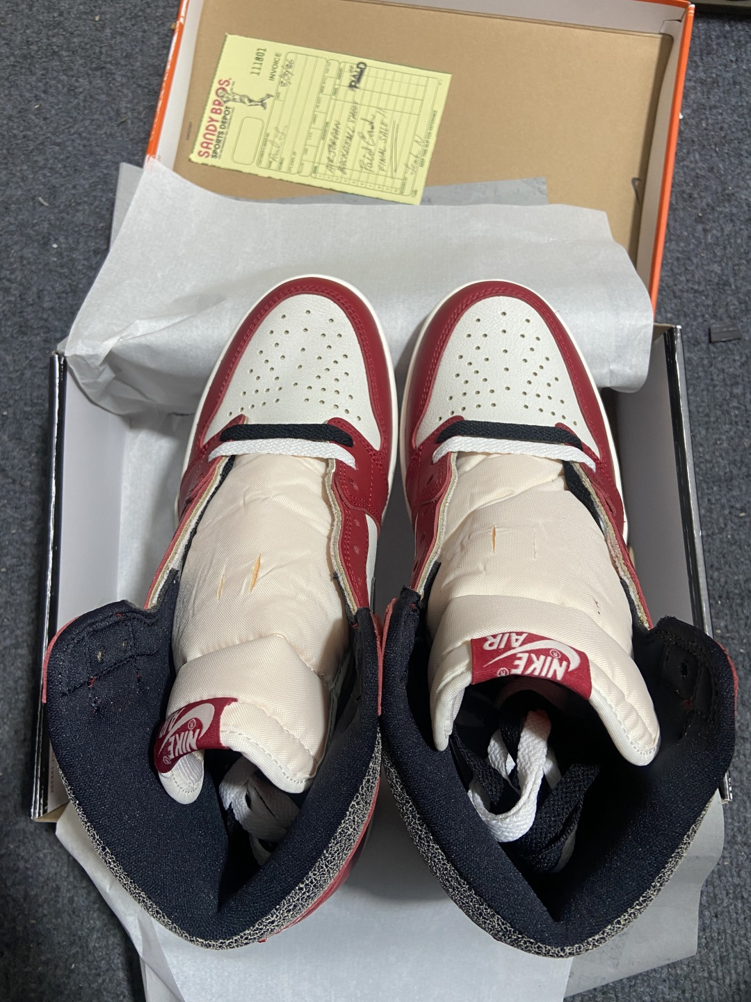 补出AJ1 氧化芝加哥 尺码：40.5-47.5纯原出品-Air Jordan 1“Chicago Re