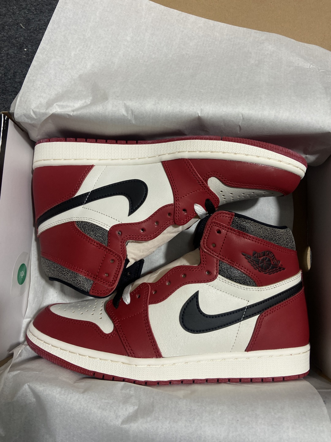 补出AJ1 氧化芝加哥 尺码：40.5-47.5纯原出品-Air Jordan 1“Chicago Re