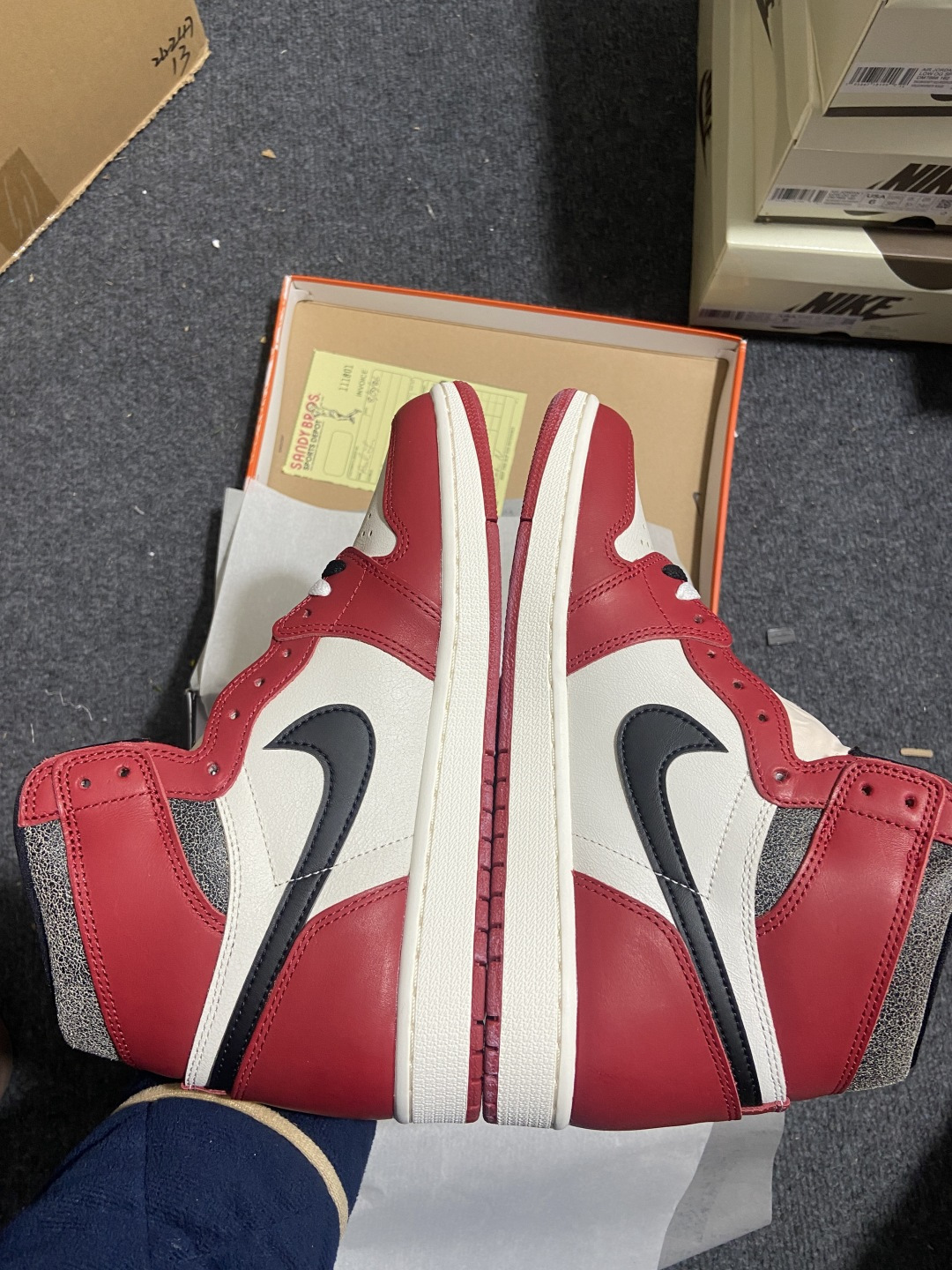 补出AJ1 氧化芝加哥 尺码：40.5-47.5纯原出品-Air Jordan 1“Chicago Re