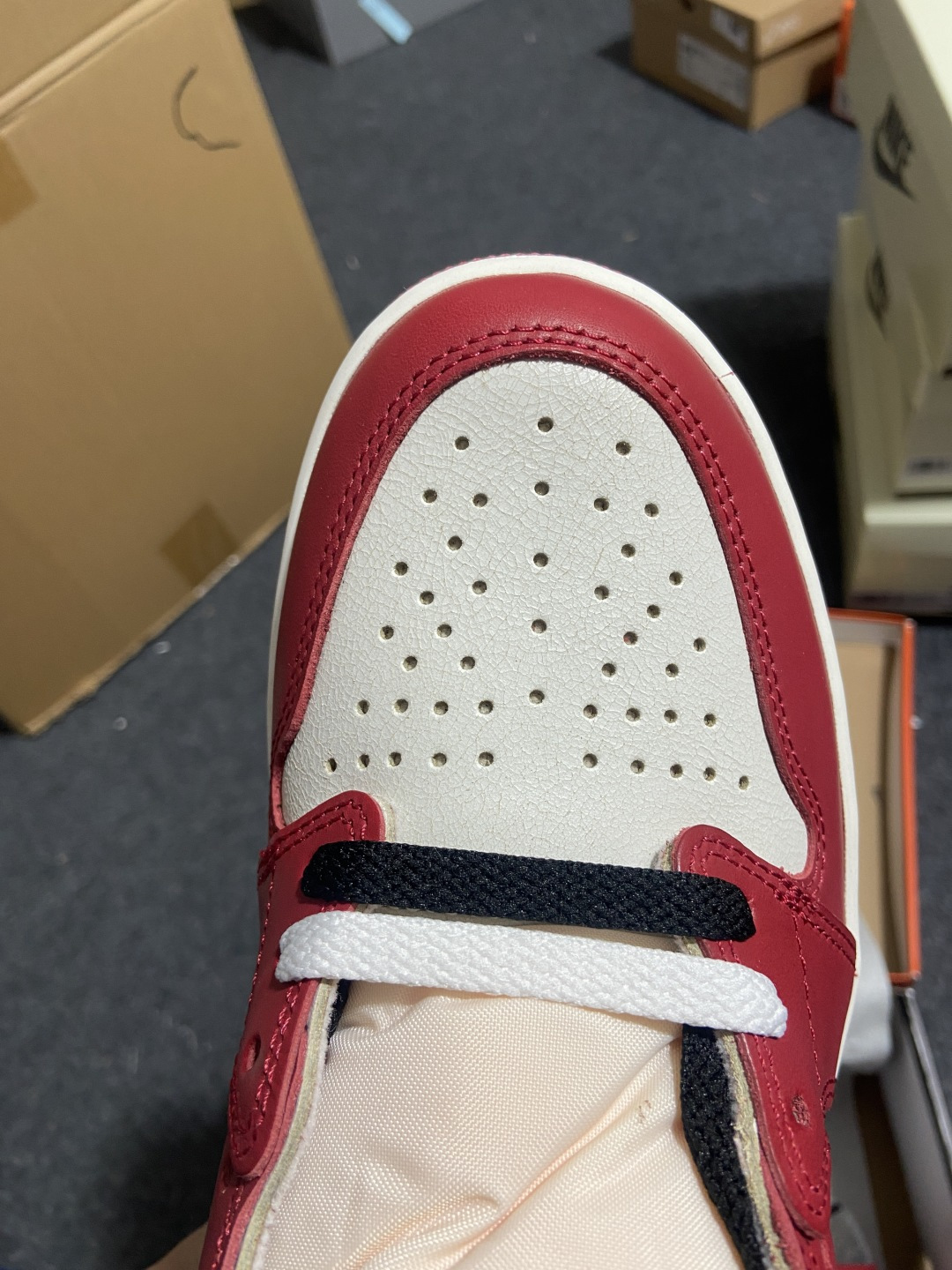 补出AJ1 氧化芝加哥 尺码：40.5-47.5纯原出品-Air Jordan 1“Chicago Re