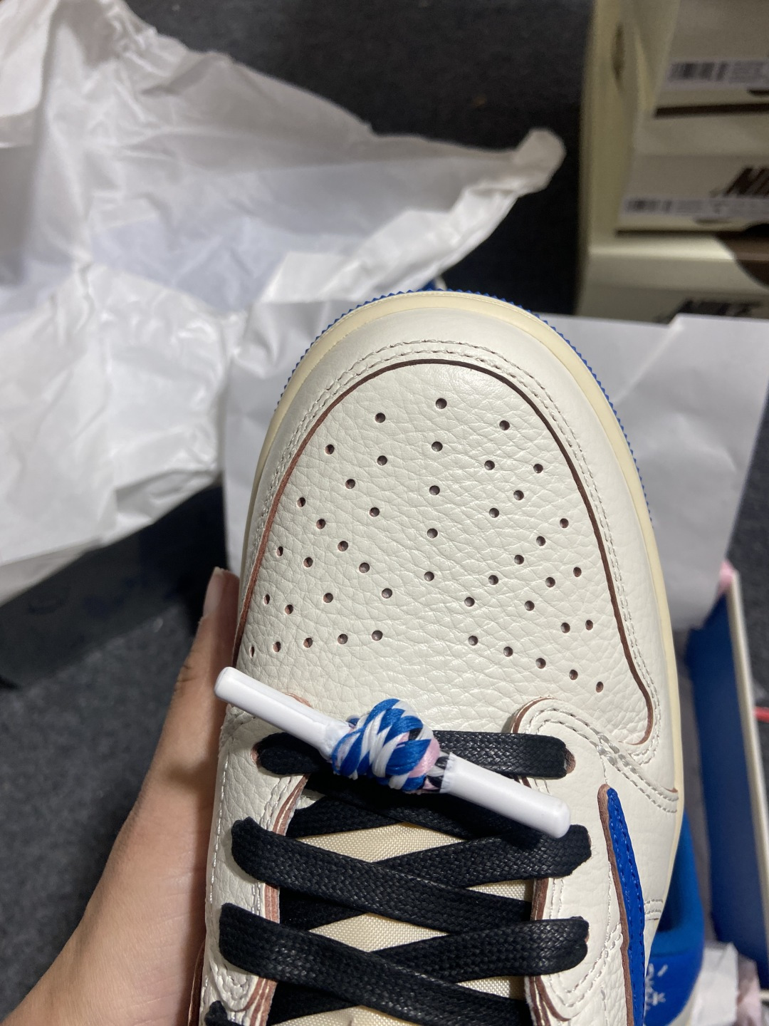 补出AJ1 Low 尺码:36-48.5纯原出品-Air Jordan 1 Travis Scott x