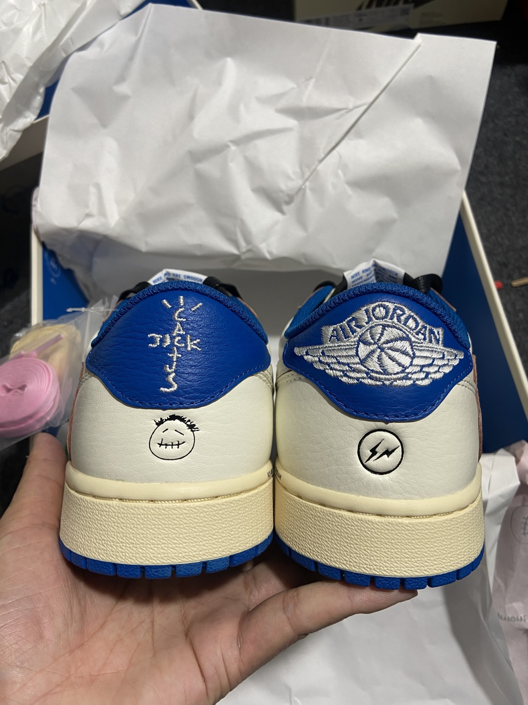 补出AJ1 Low 尺码:36-48.5纯原出品-Air Jordan 1 Travis Scott x
