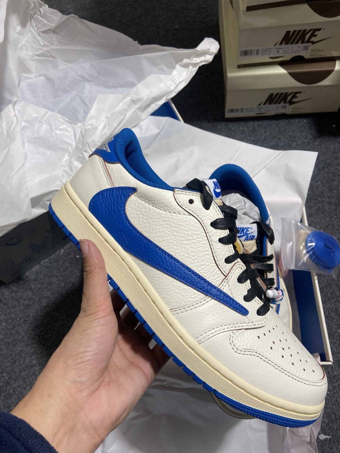 补出AJ1 Low 尺码:36-48.5纯原出品-Air Jordan 1 Travis Scott x