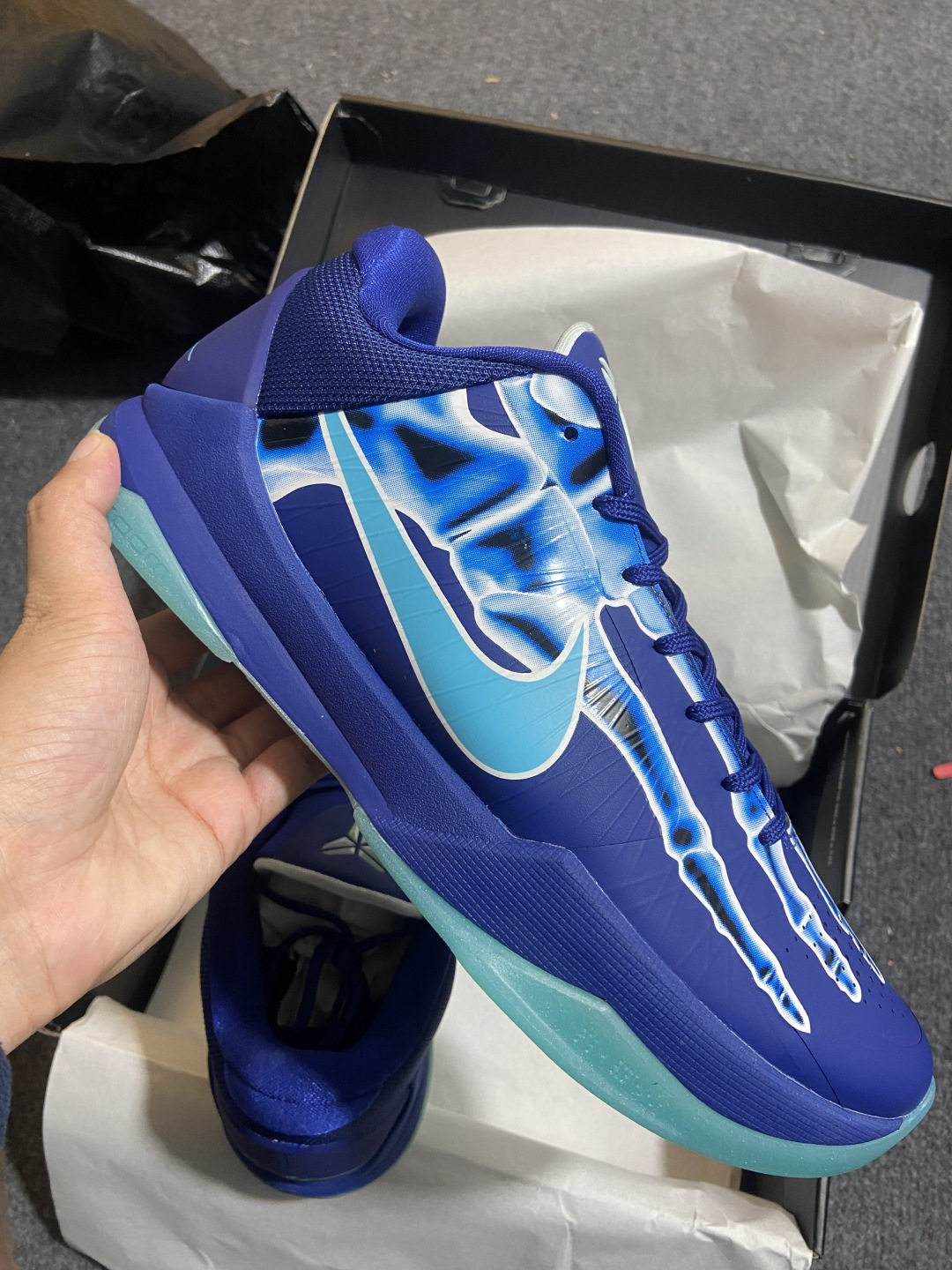 科比5 尺码:40-48.5纯原版出品-Kobe 5 Protro X-Ray X射线 HJ4303-4