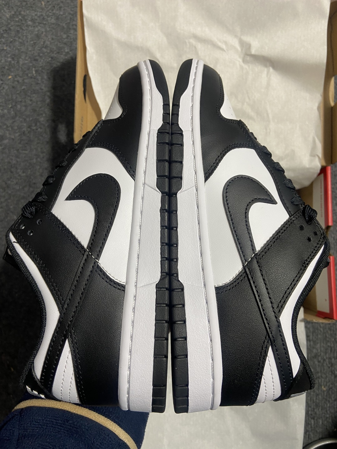 补货Dunk 尺码:35.5-47.5纯原出品-Dunk Low Retro “Black” 黑白 熊猫