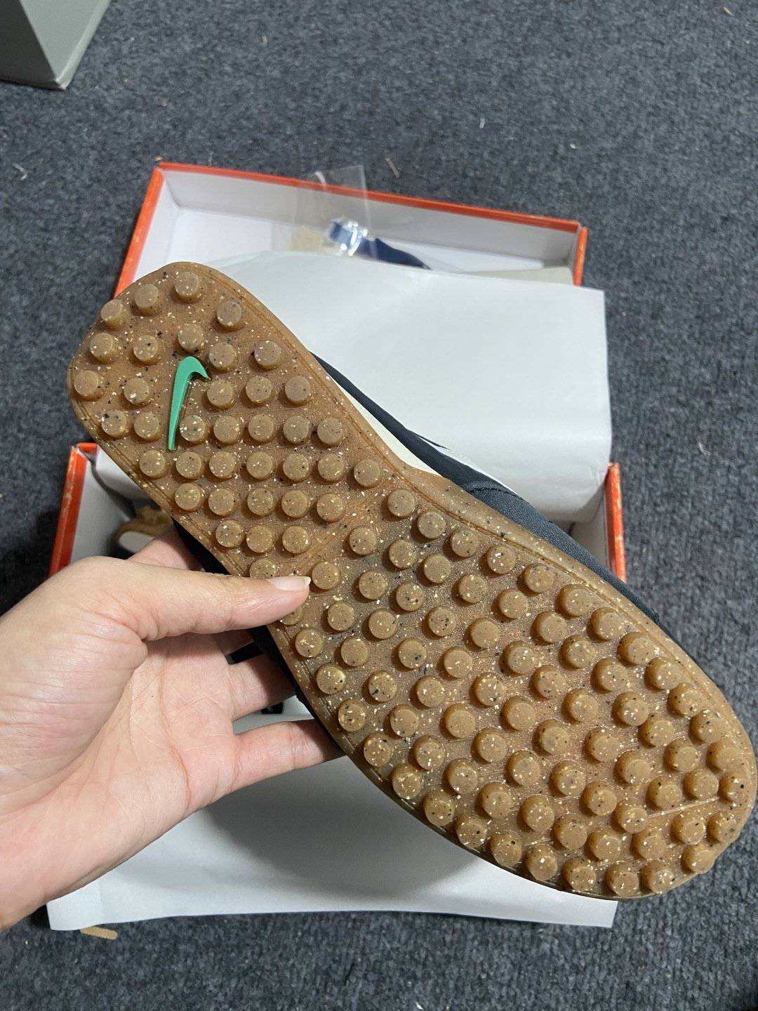 NK Moon Shoe x Jacquemus 联名尼龙复古柔软舒适薄底休闲鞋欧美‍走秀‍‍款英伦复古