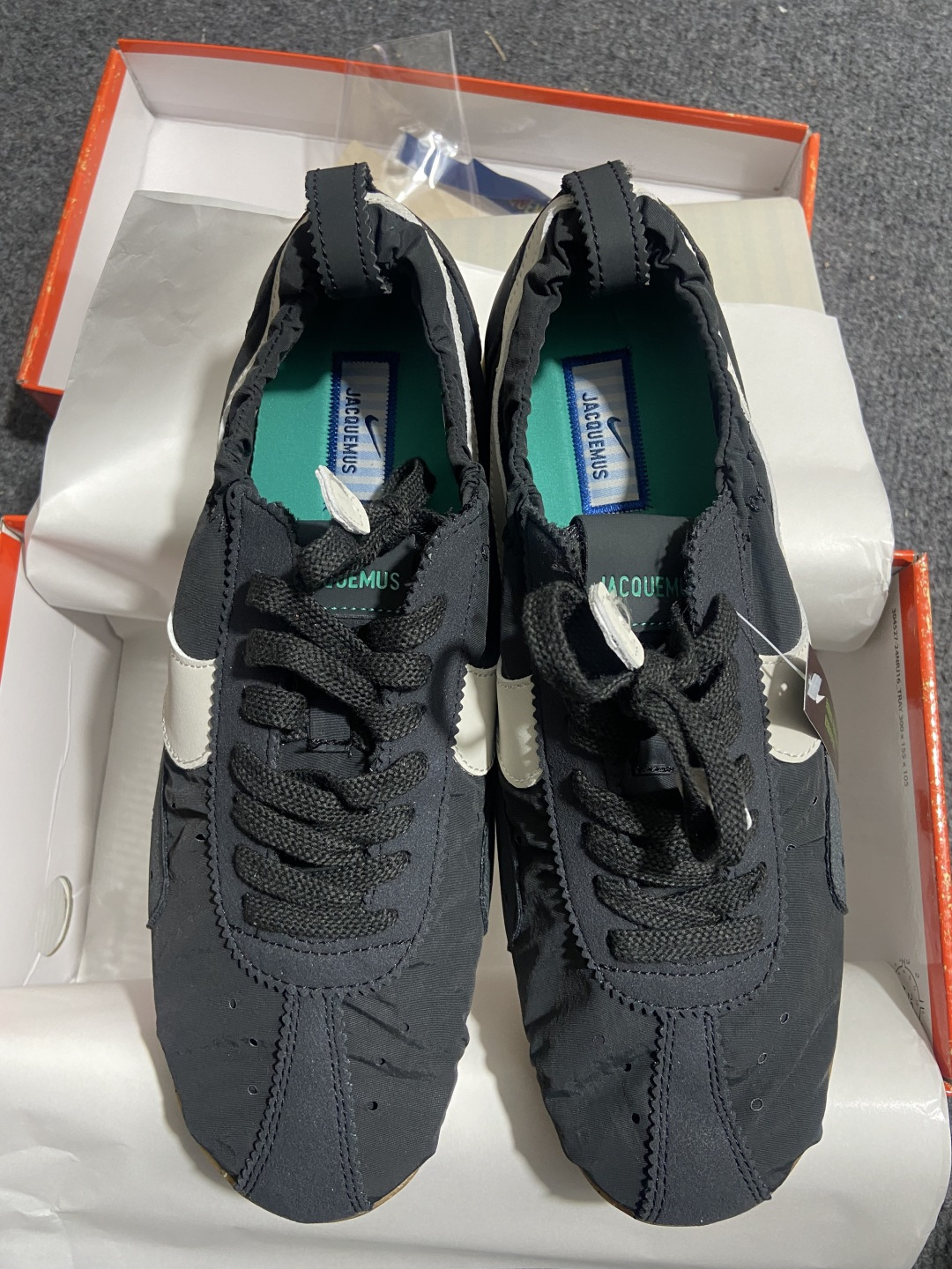 NK Moon Shoe x Jacquemus 联名尼龙复古柔软舒适薄底休闲鞋欧美‍走秀‍‍款英伦复古