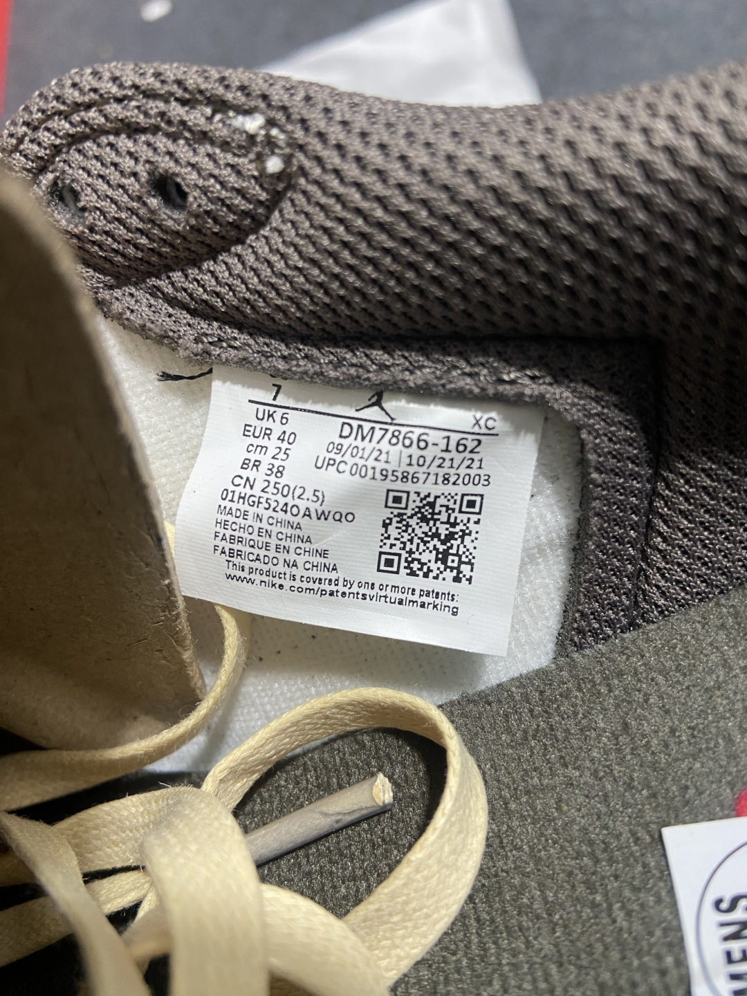 AJ Low 白棕倒钩 尺码:35.5-48.5纯原版出品-Travis Scott x Air Jor