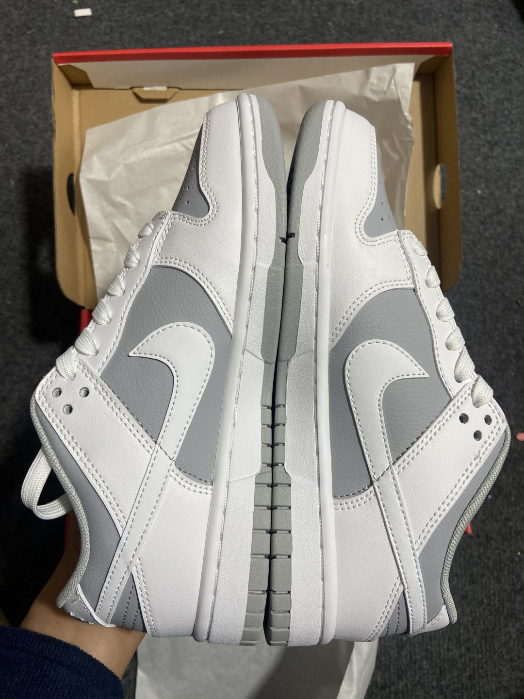 Nike Dunk Low Retro 狼灰白货号：DJ6188 003尺码：36 36.5 37.5 