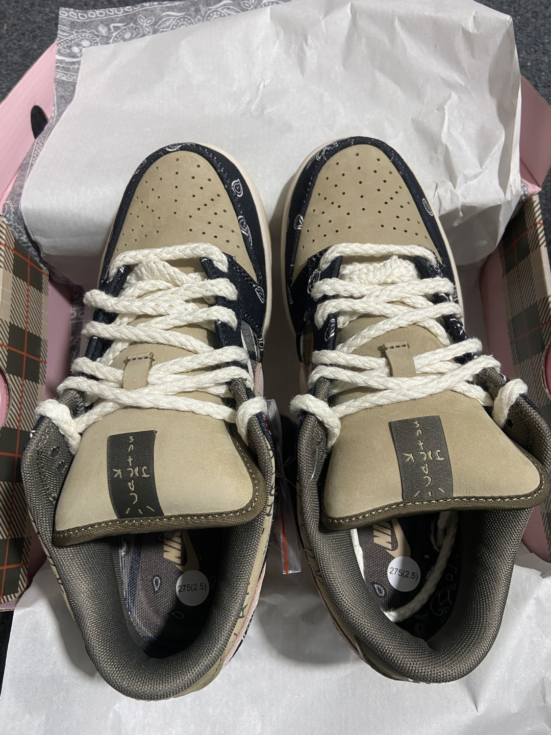 Dunk腰果花 尺码：36-47.5纯原版出品-Travis Scott x Nike SB Dunk 