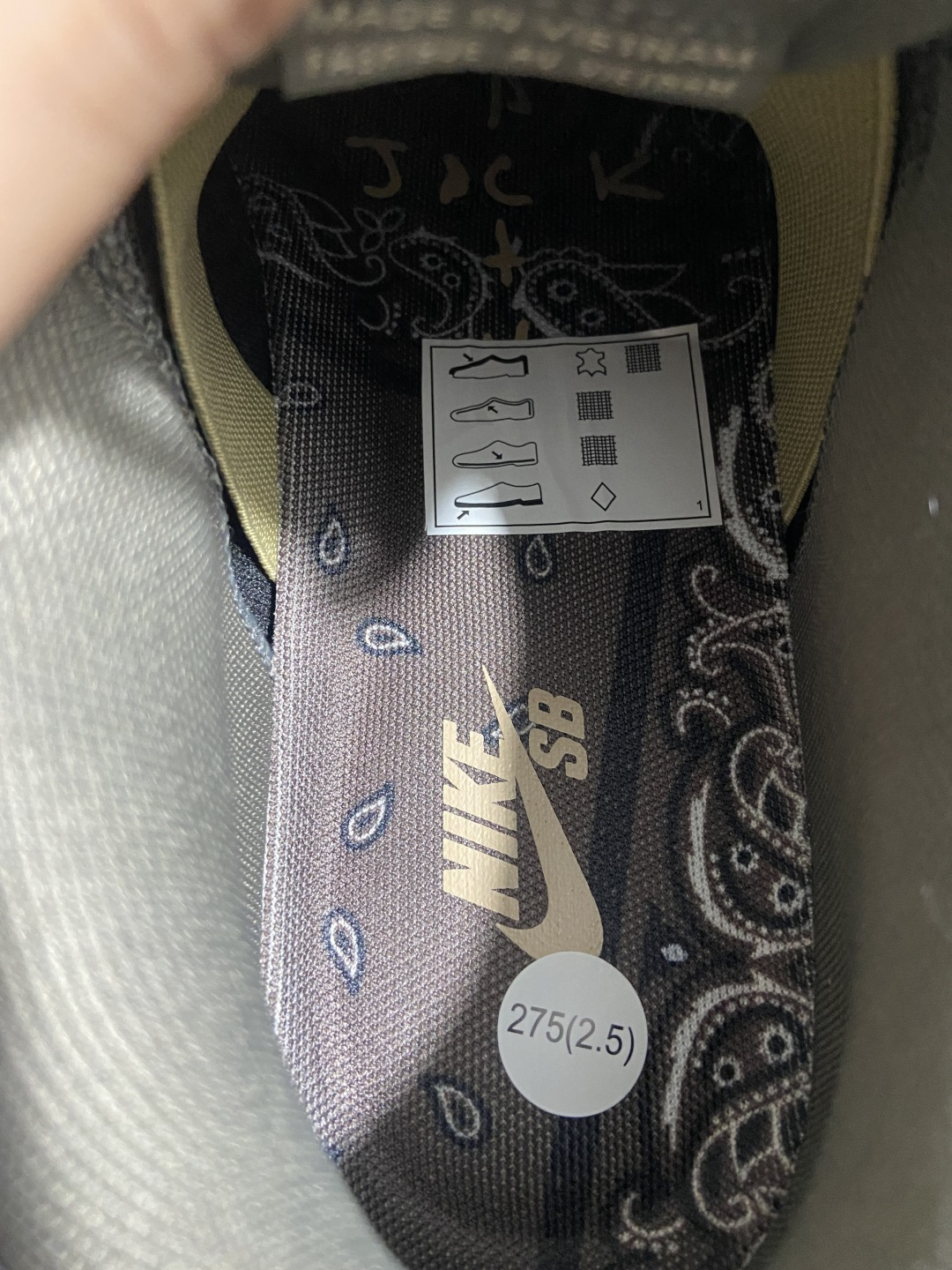 Dunk腰果花 尺码：36-47.5纯原版出品-Travis Scott x Nike SB Dunk 