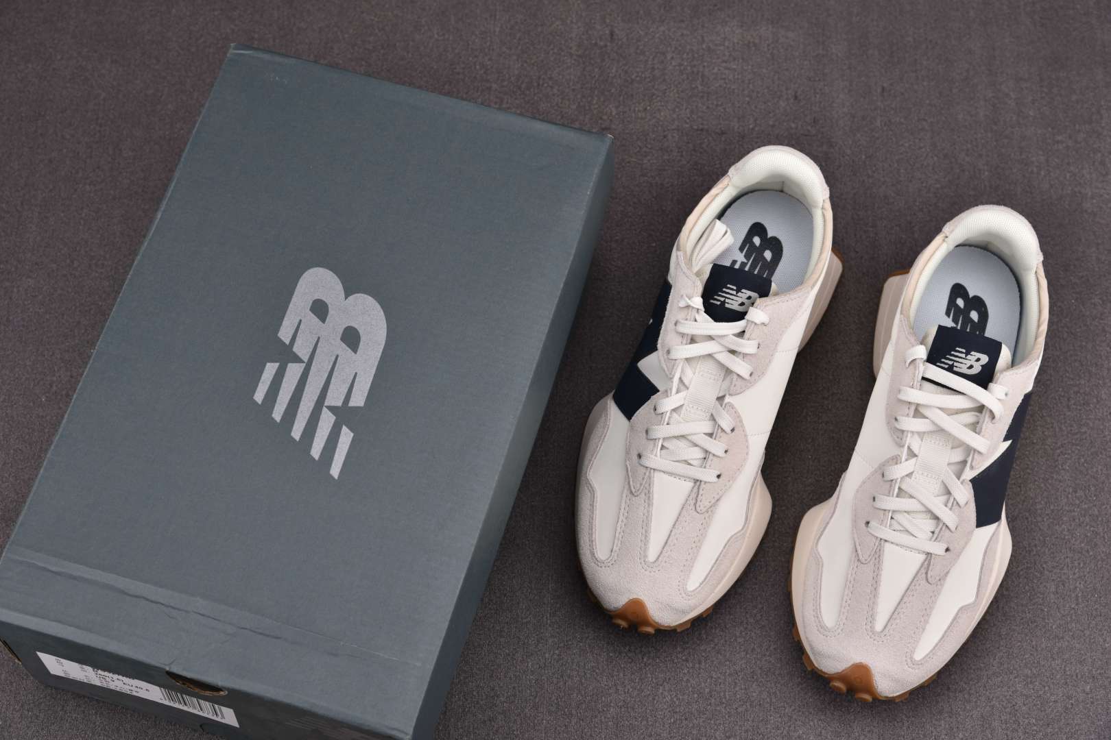 NB327 尺码36-45纯原版出品-New Blance 327 翻毛皮 灰白 WS327KB YZ0