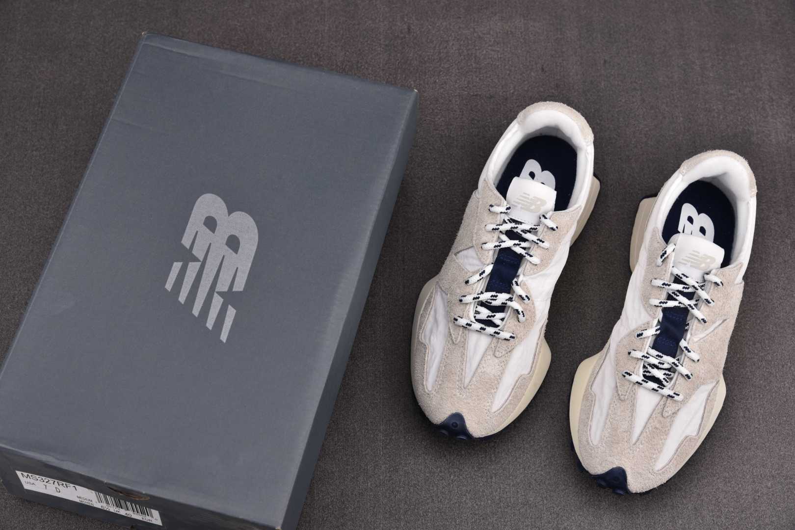 NB327 尺码36-45.5纯原版出品-New Blance 327“Moonbeam”灰白 MS32